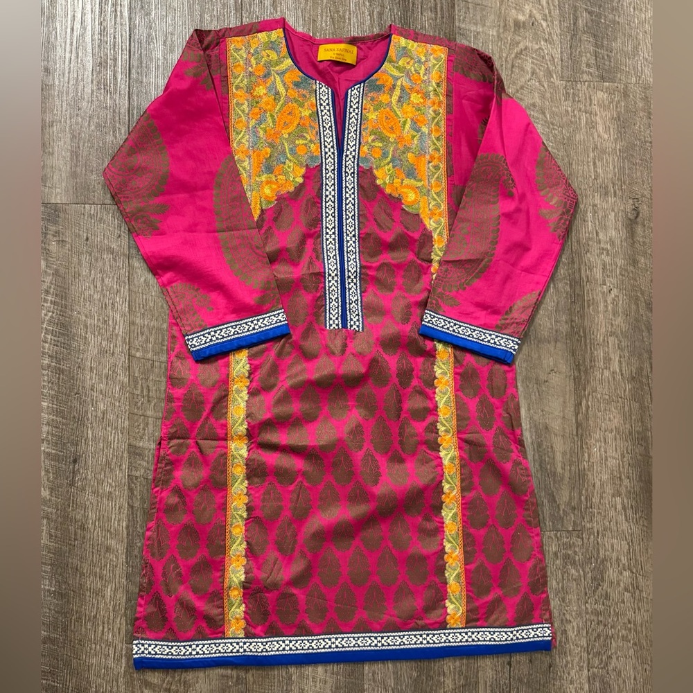 Pink Sana Safinaz women’s kurta size XS Pakistani Indian
